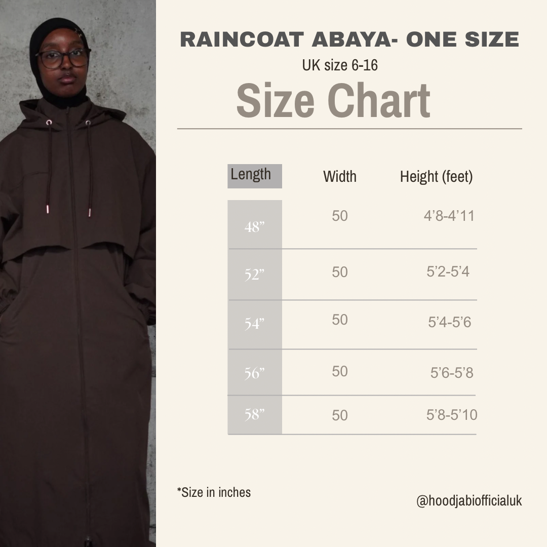 Raincoat abaya