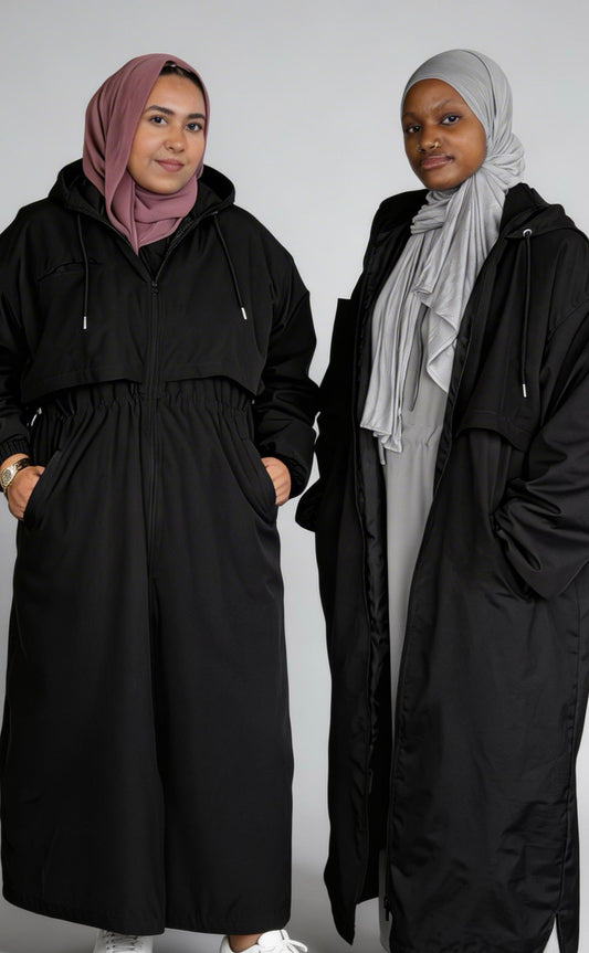 Plus size raincoat abaya