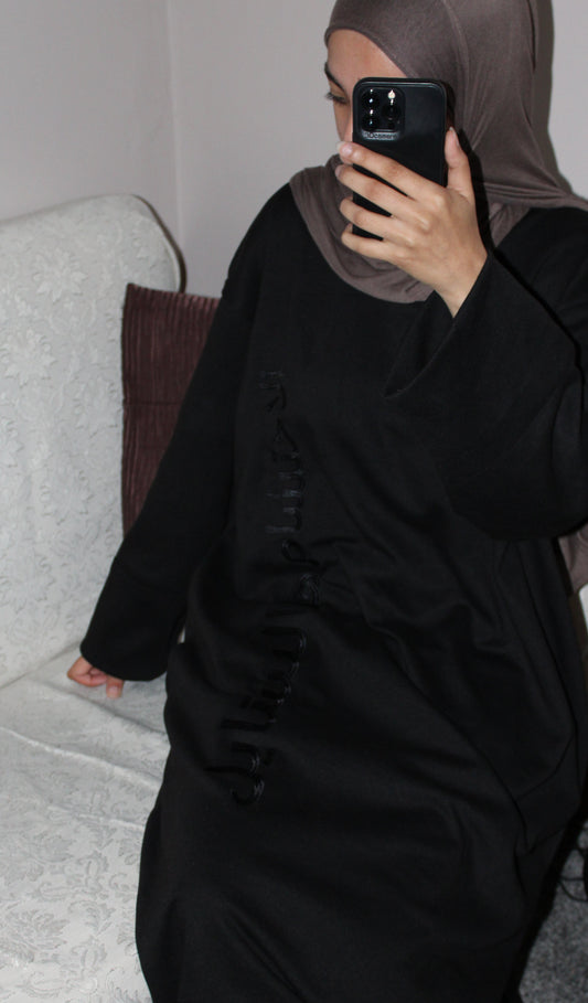 Knitted Abaya Dress