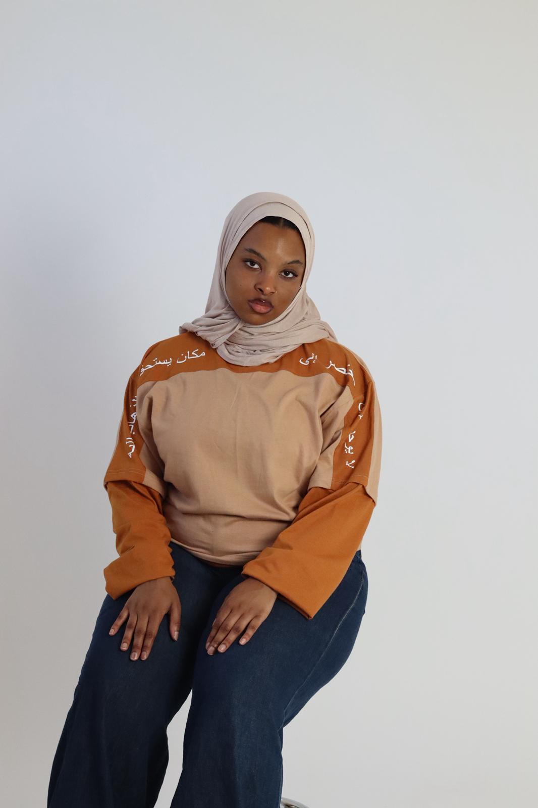 Double layered oversize tee